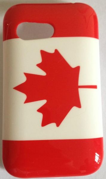 Capa de Acrílico Bandeira Canadá para S. Galaxy Y S5360