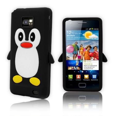 Capa Emborrachada Pinguim para S. Galaxy SII I9100