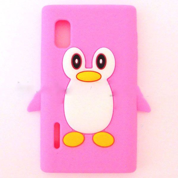 Capa Emborrachada Pinguim para LG L5 E612