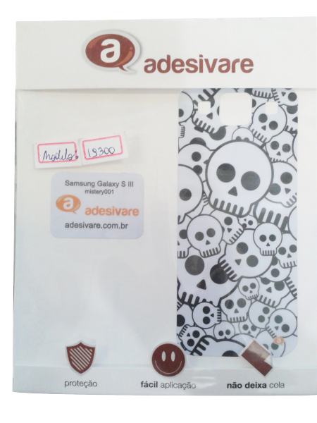 Adesivo de Caveira para Samsung Galaxy SIII I9300