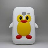 Capa Samsung S5300- Pocket - Pinguim Branca