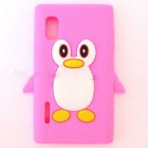 Capa Emborrachada Pinguim para LG L5 E612