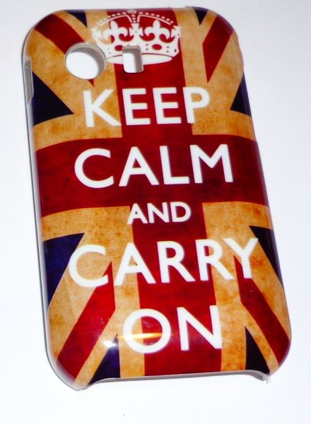 Capa de Acrílico Keep Calm para S. Galaxy Pocket S5300